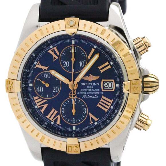 BREITLING Other - BREITLING Chronomat Evolution 18K Pink Gold Steel Watch C13356